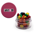 Twist Top Container w/ Pink Cap Filled w/ Chocolate Littles